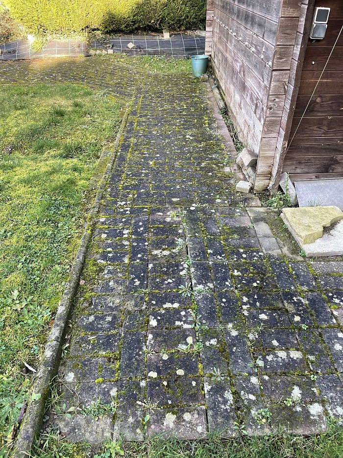 Nettoyage pavé